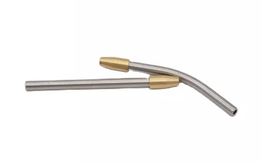M5 Welding Gun Nozzle 15mm Height 1mm Caliber Wire Feed Nozzle