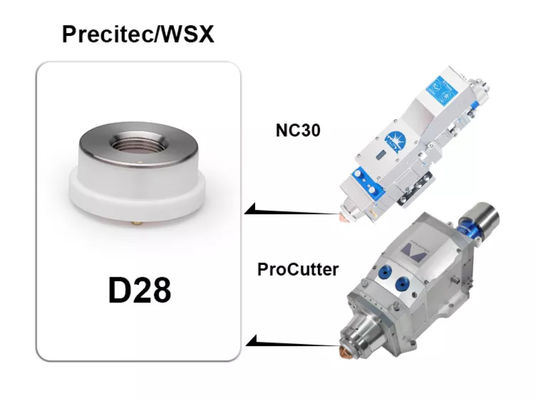 Precitec RayTools Fiber Laser Ceramic Ring D28mm Ceramic Nozzle Holder