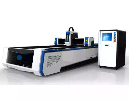 6000mm*2000mm Fiber Laser Cutter Machine 6020A3 With Exchange Platform