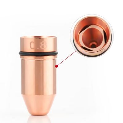 Double Layer Precitec Nozzle Height 22mm Fiber Laser Nozzle Bullet