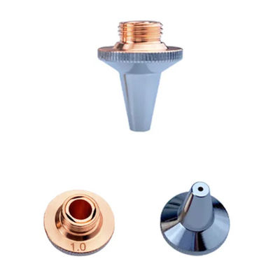 3D Series Laser Nozzles Chome Plating M6 M8 Precitec Fiber Lazer Machine Consumables