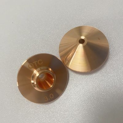 Laser cutter head parts copper nozzle high efficiency and accuracy